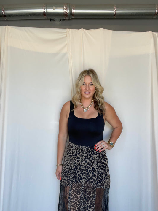 Huntress Lace Panel Skirt