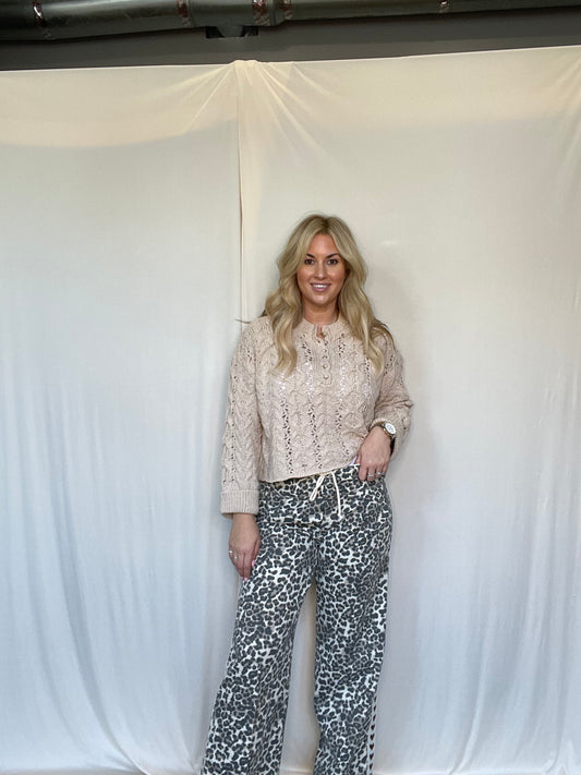 Heart Leopard Pants