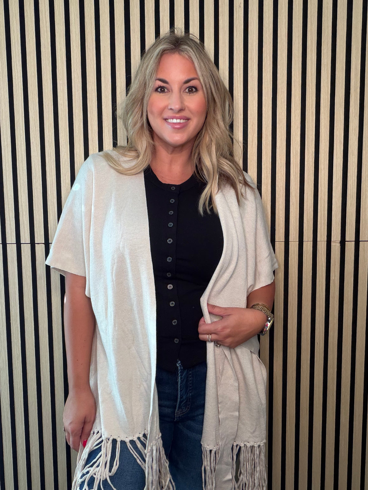 Roper Fringe Cardigan