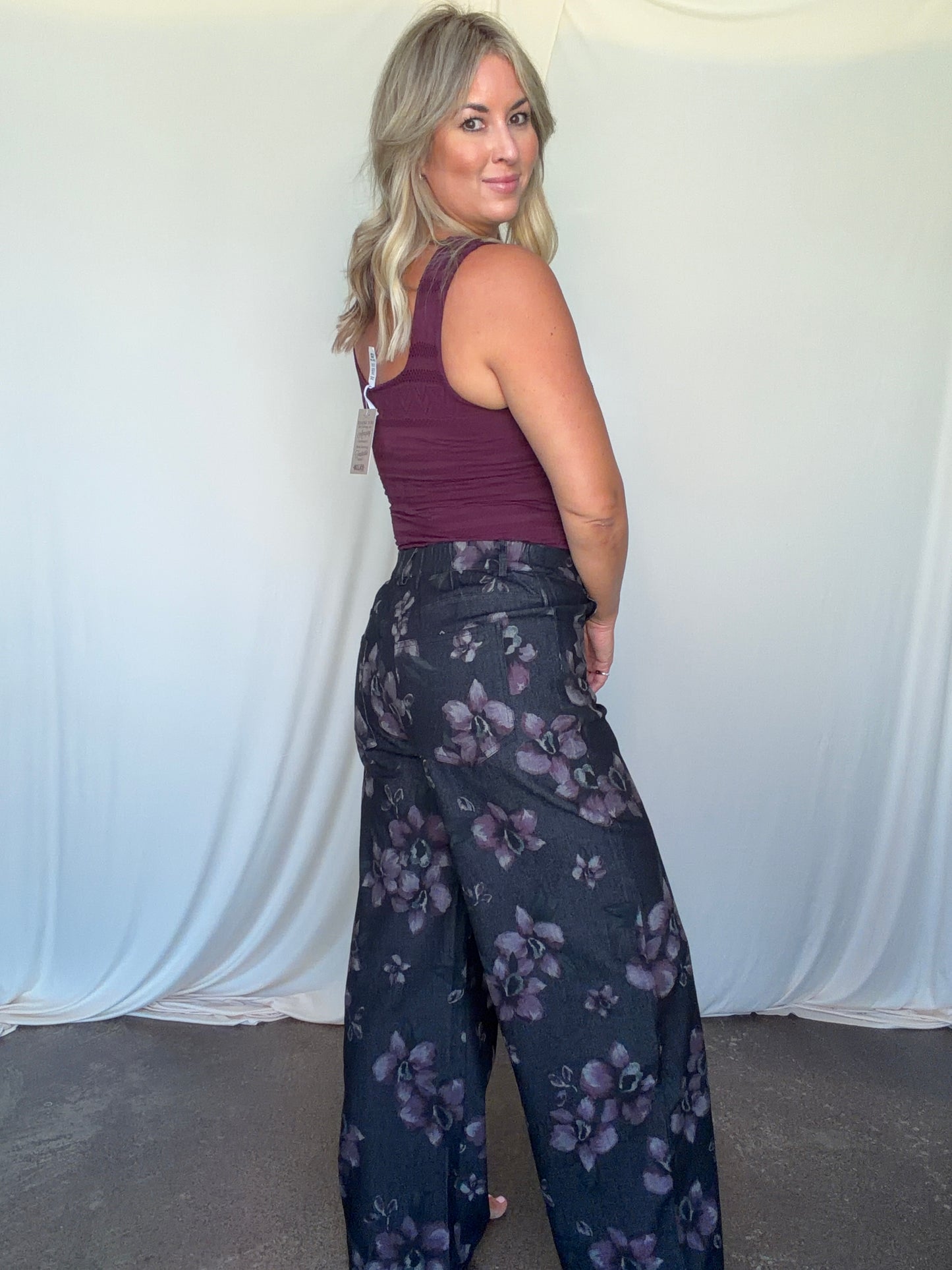 Magnolia Floral Jeans