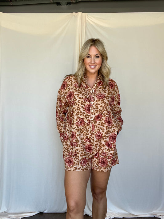 Wild Petals Romper