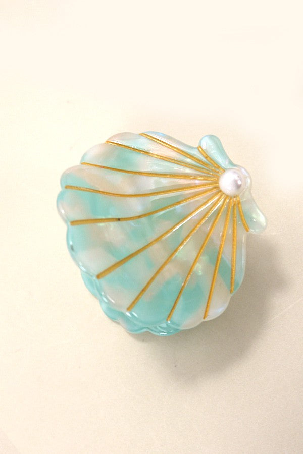 Pearl Seashell Claw Clips