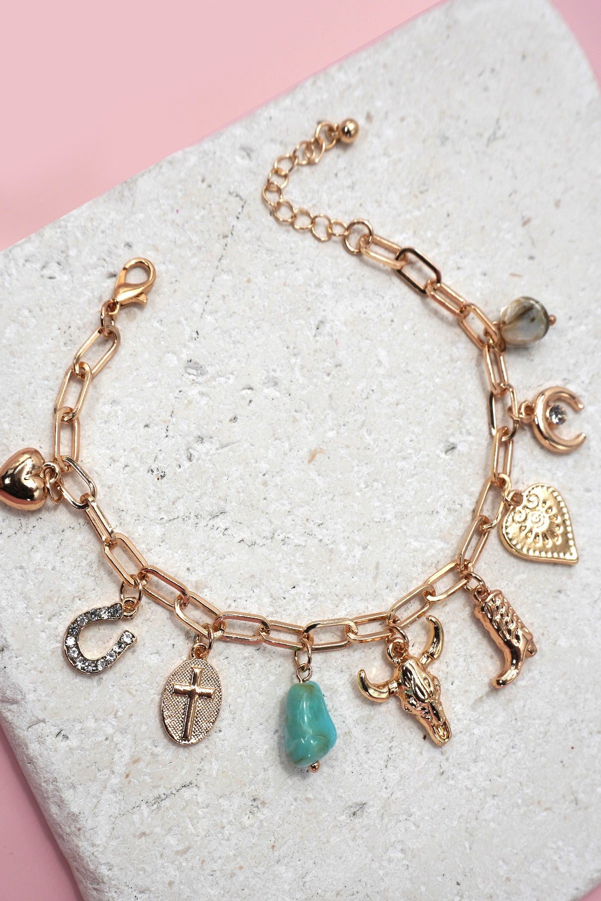 Boot Charm Bracelet