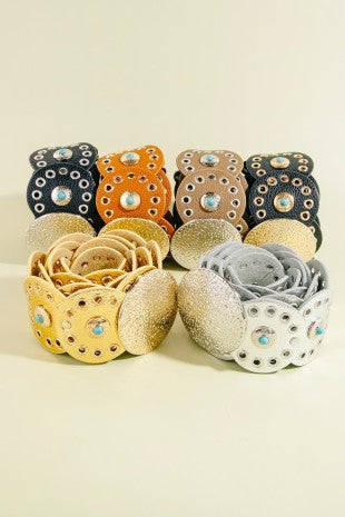 Turquoise Lovers Concho Belt