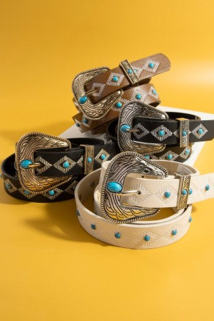 Renee Embroidered Belt