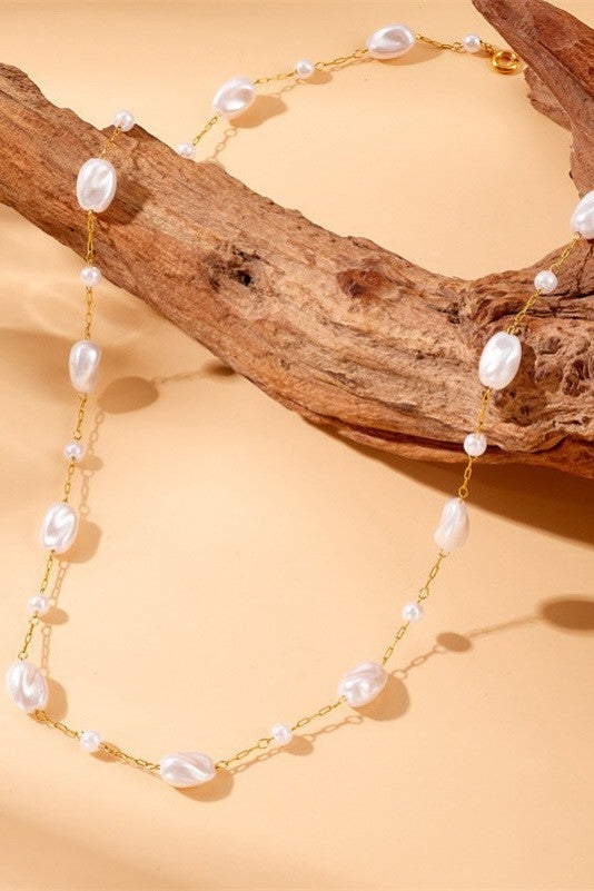 Simply Pearled Necklace