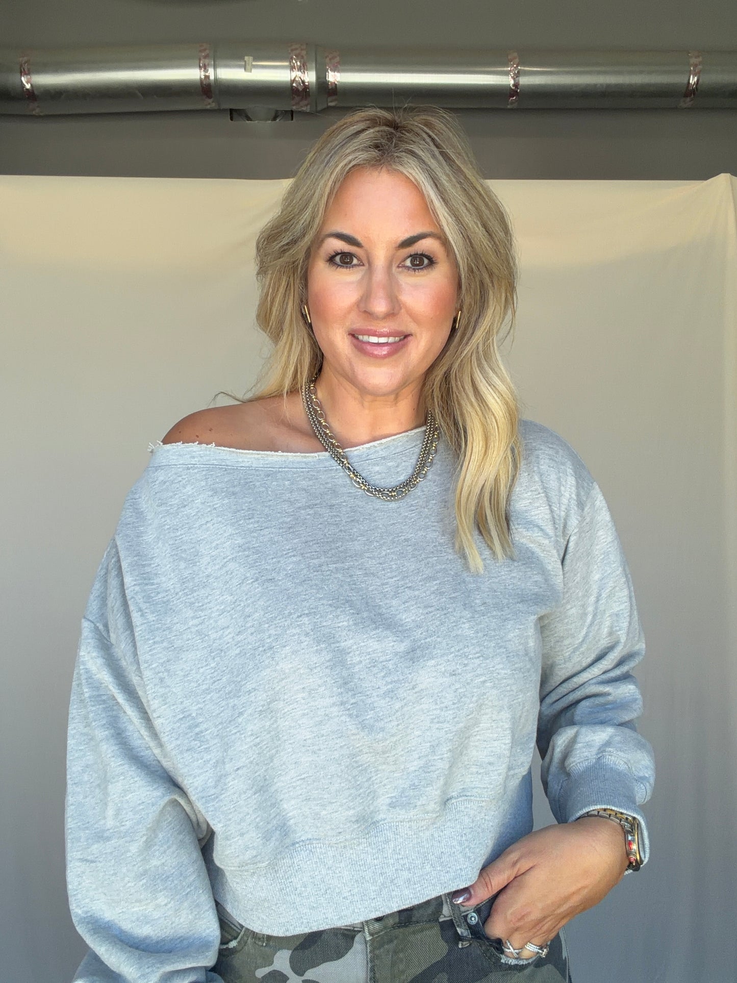 Alina Off the Shoulder Sweater