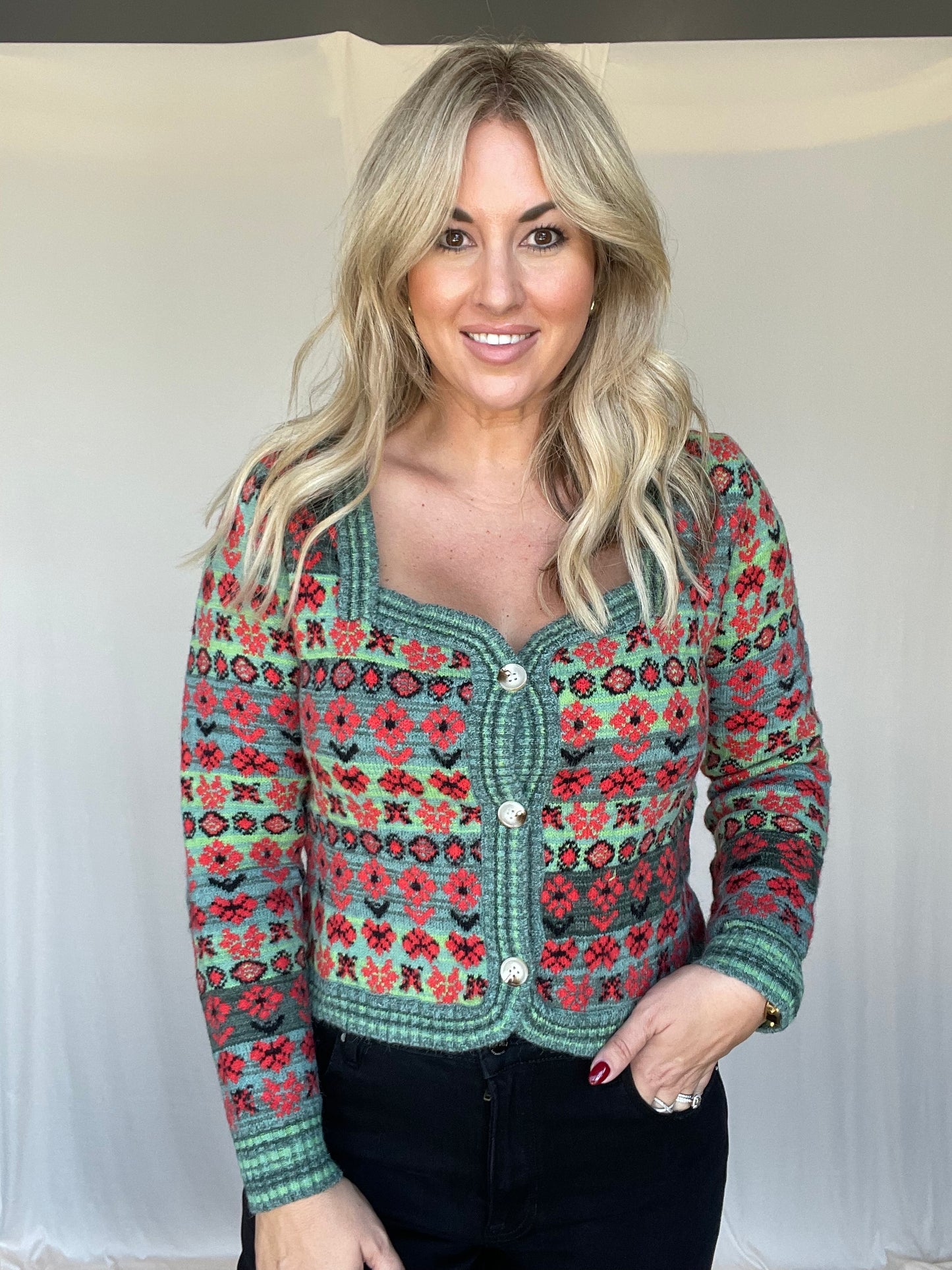 Holly Garland Sweater