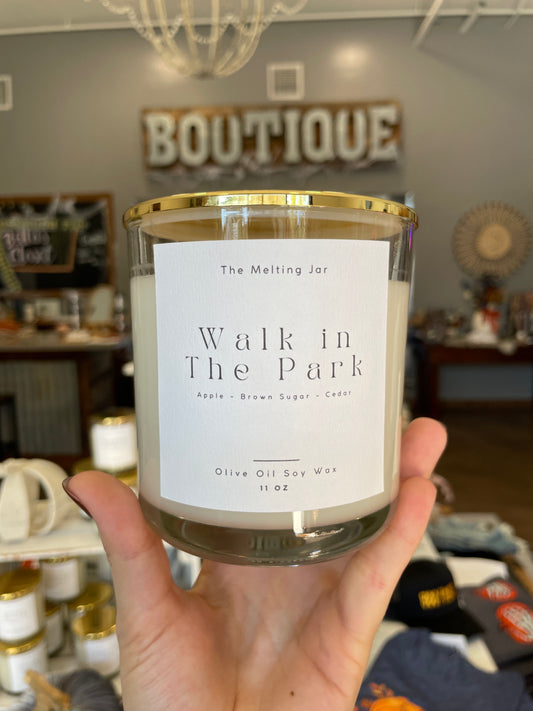 Melting Jar Walk In The Park Candle