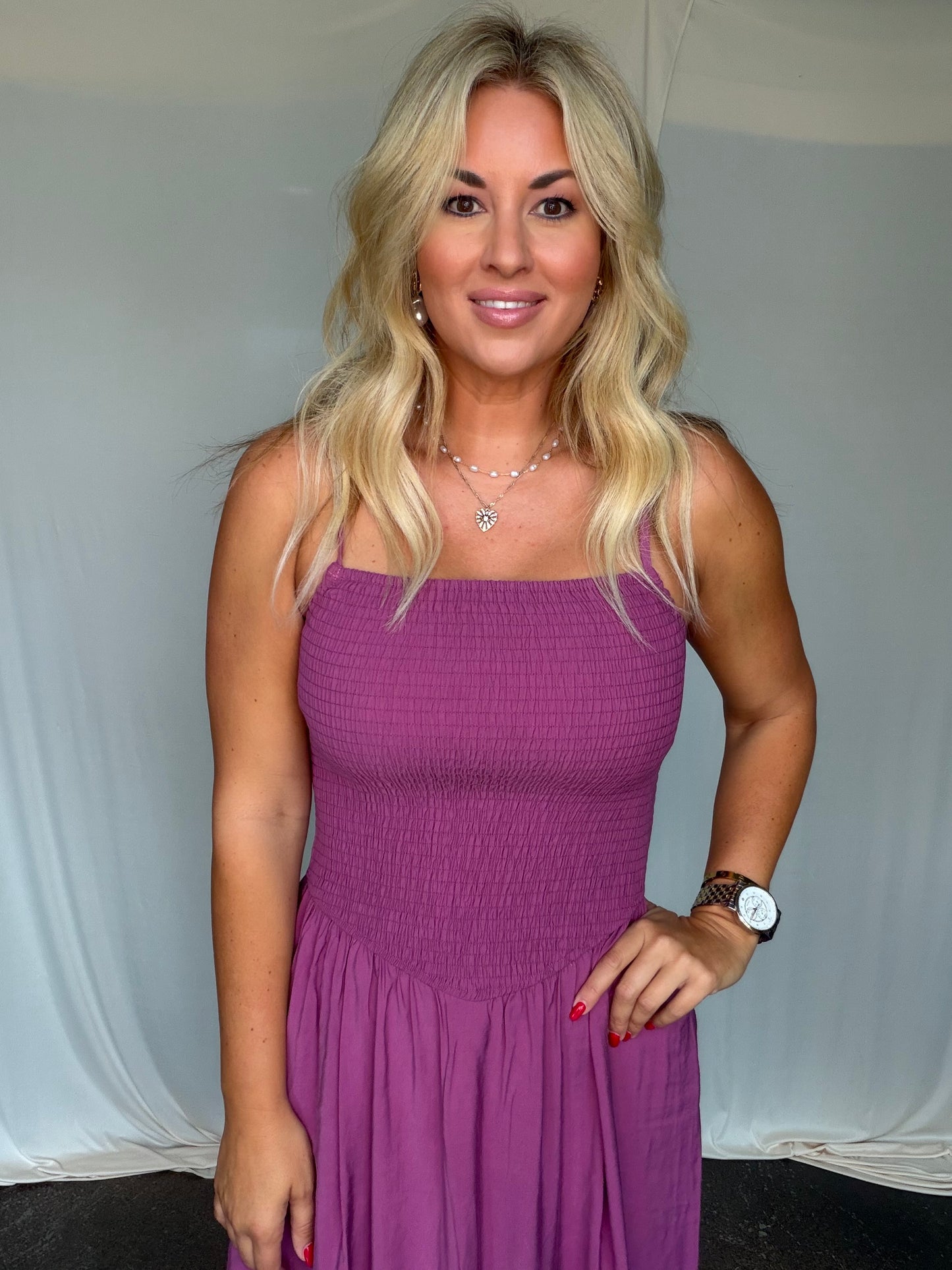 Mulberry Drift Dress