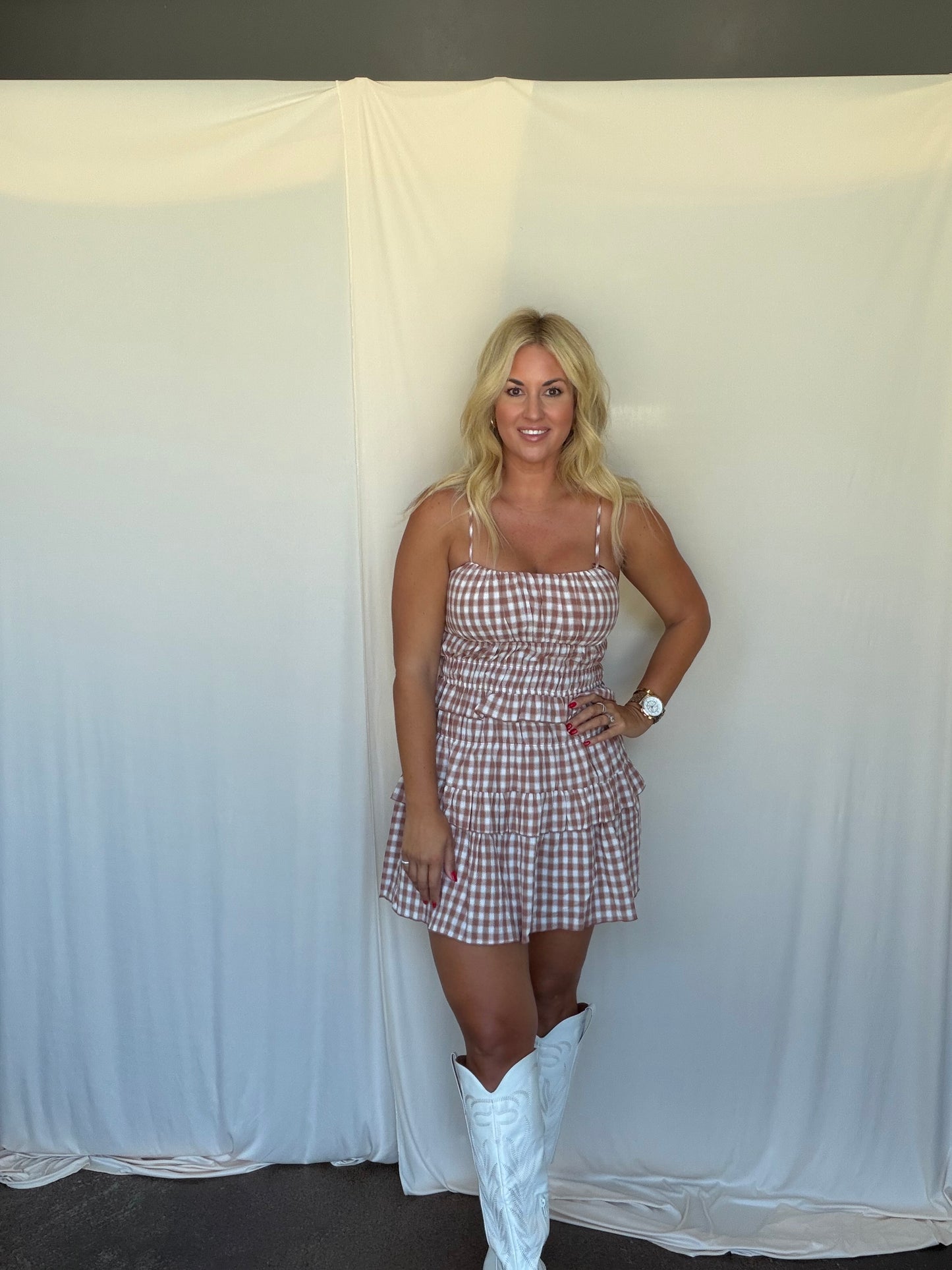 Dayton Gingham Dress
