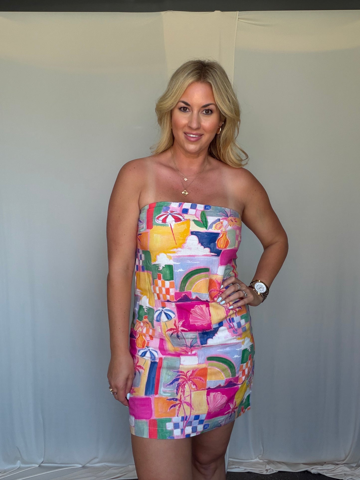 Bahamas Strapless Dress