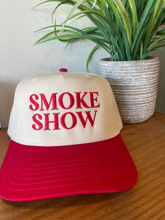Smoke Show Embroidered Hat