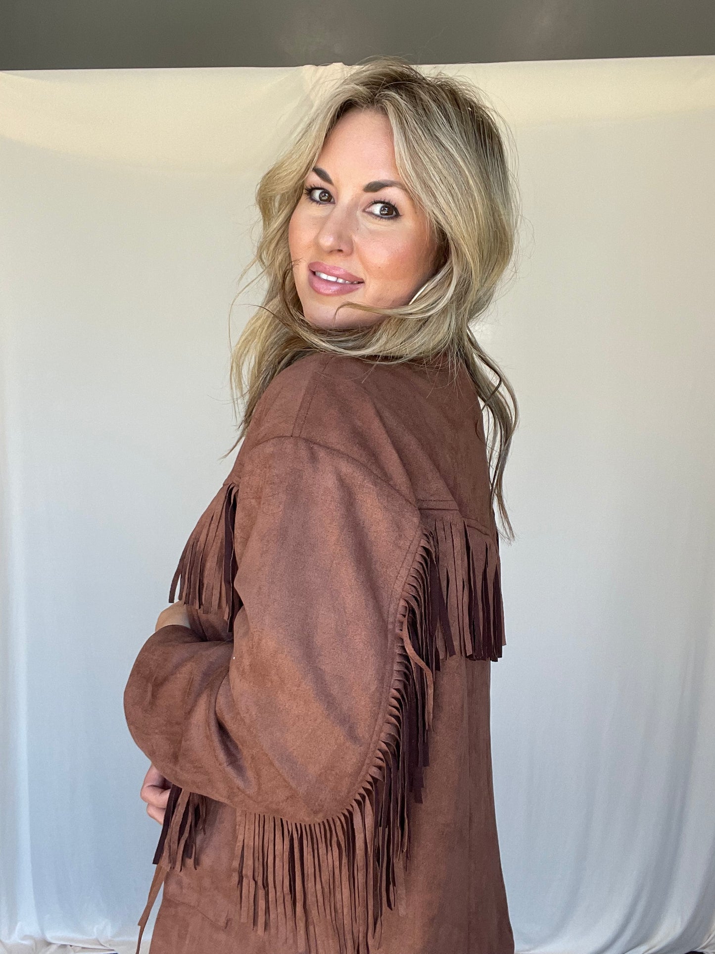 Farrah Fringe Jacket
