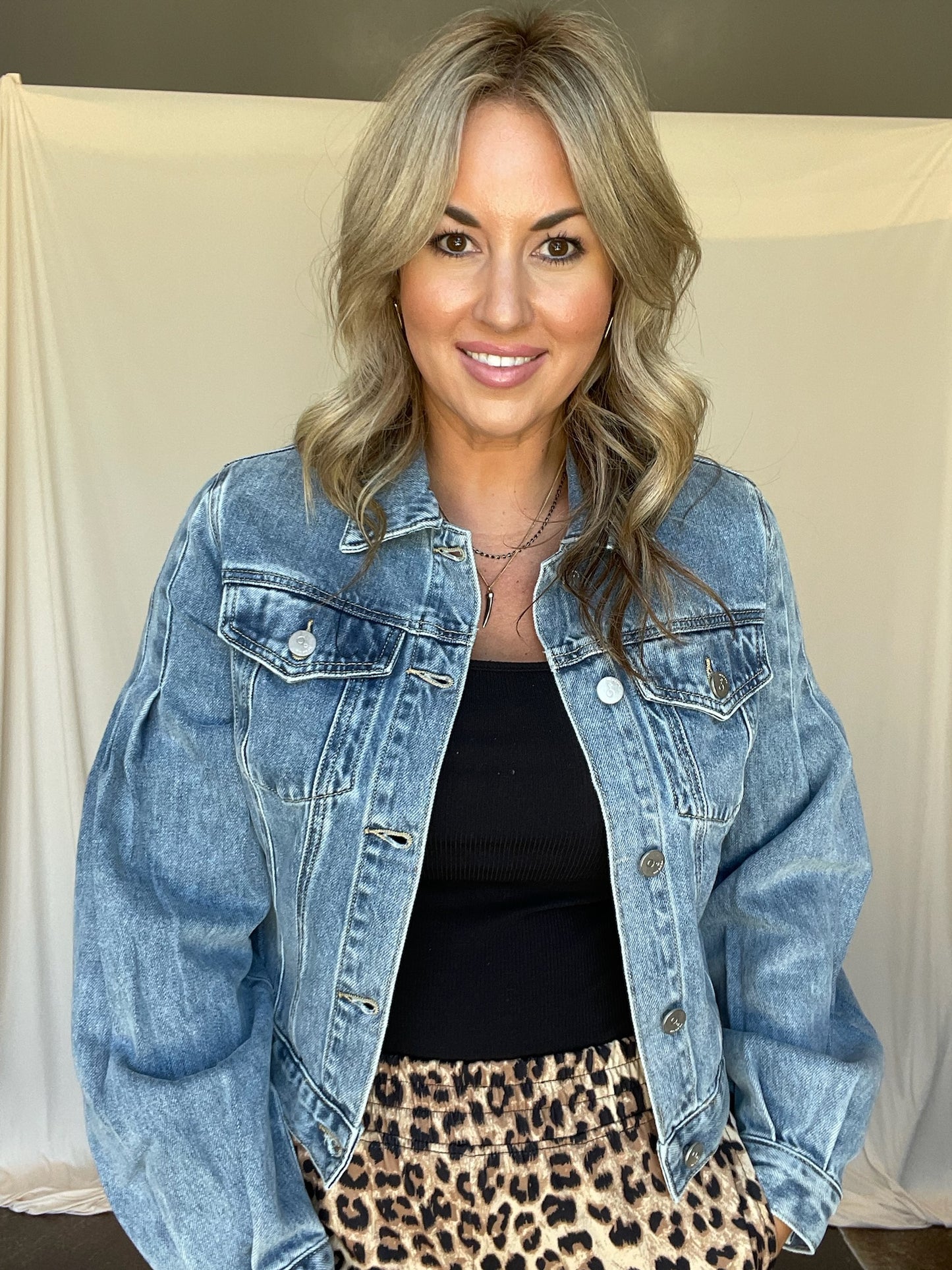 Puff Mama Denim Jacket