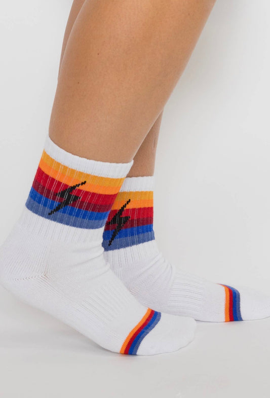 Electric Rainbow Socks