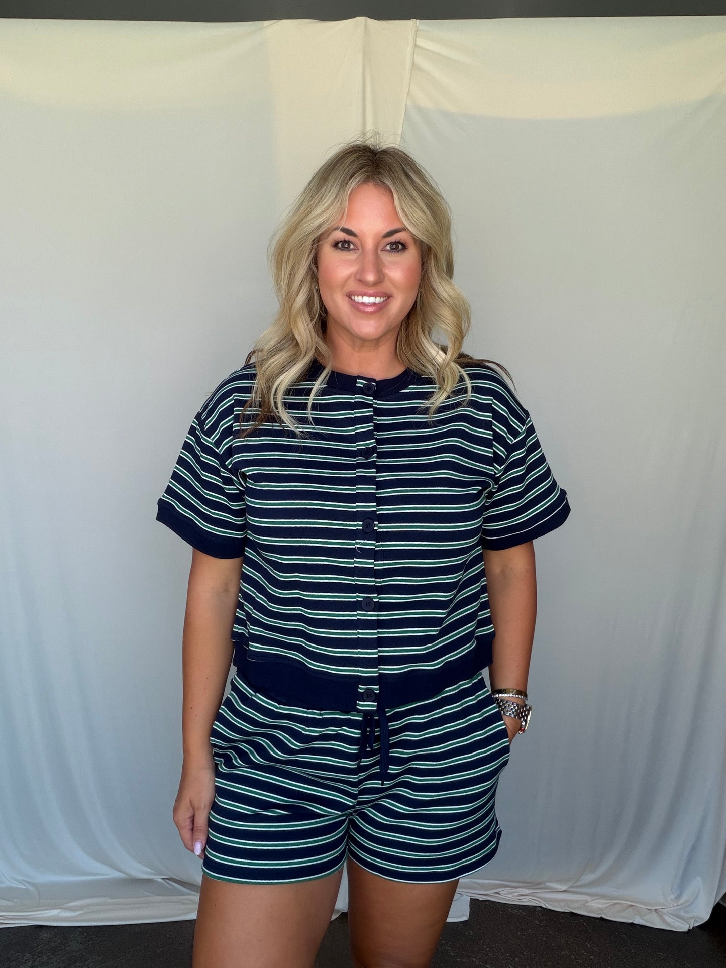 Forest Stripe Top