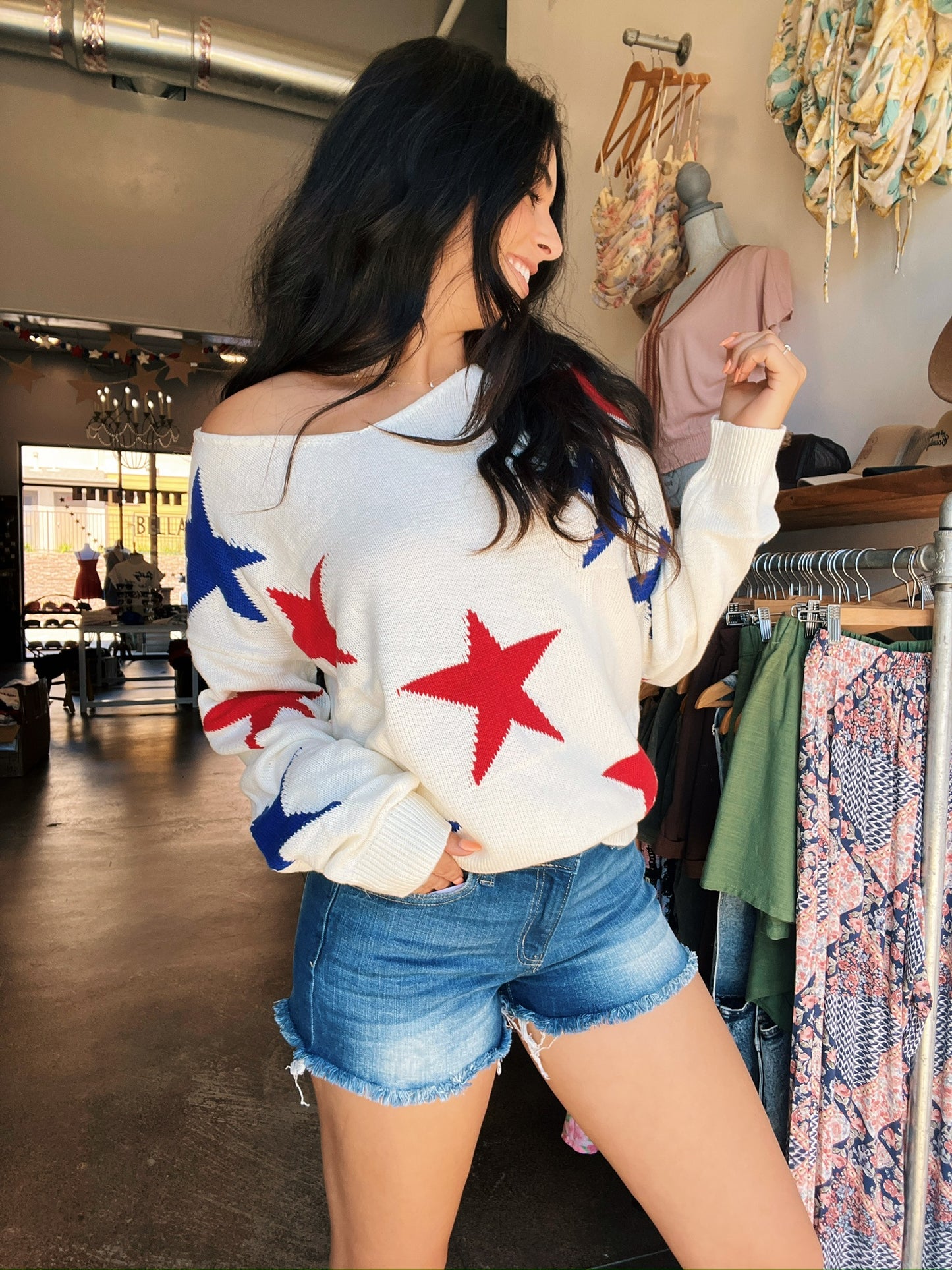 Bay Boom Star Sweater