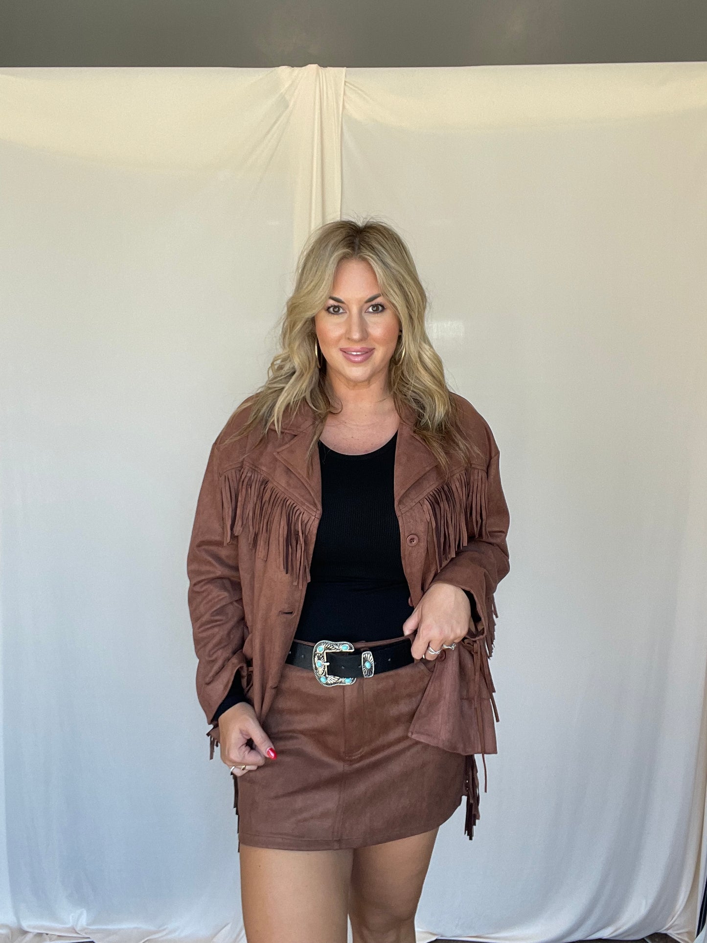 Farrah Fringe Jacket
