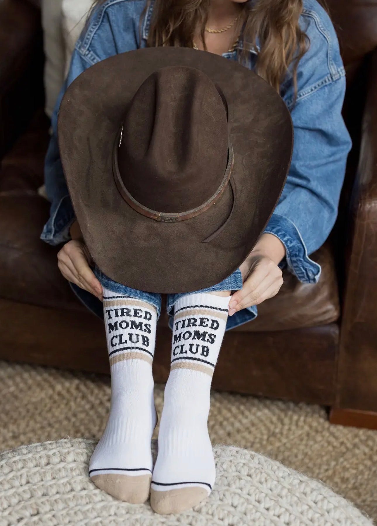 Tired Moms Club Socks