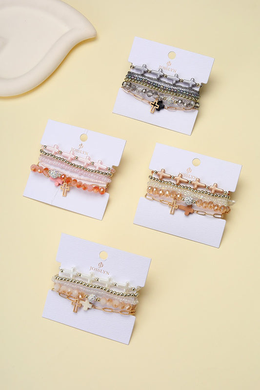 Charm Club Bracelet Set
