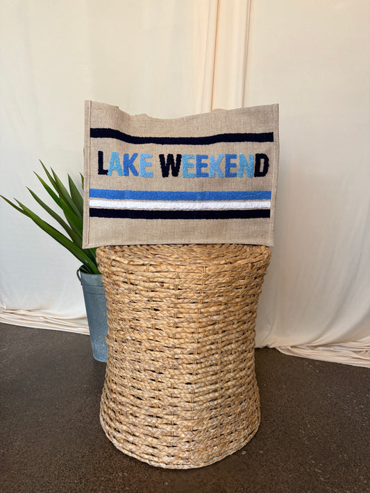 Lake Weekend Tote