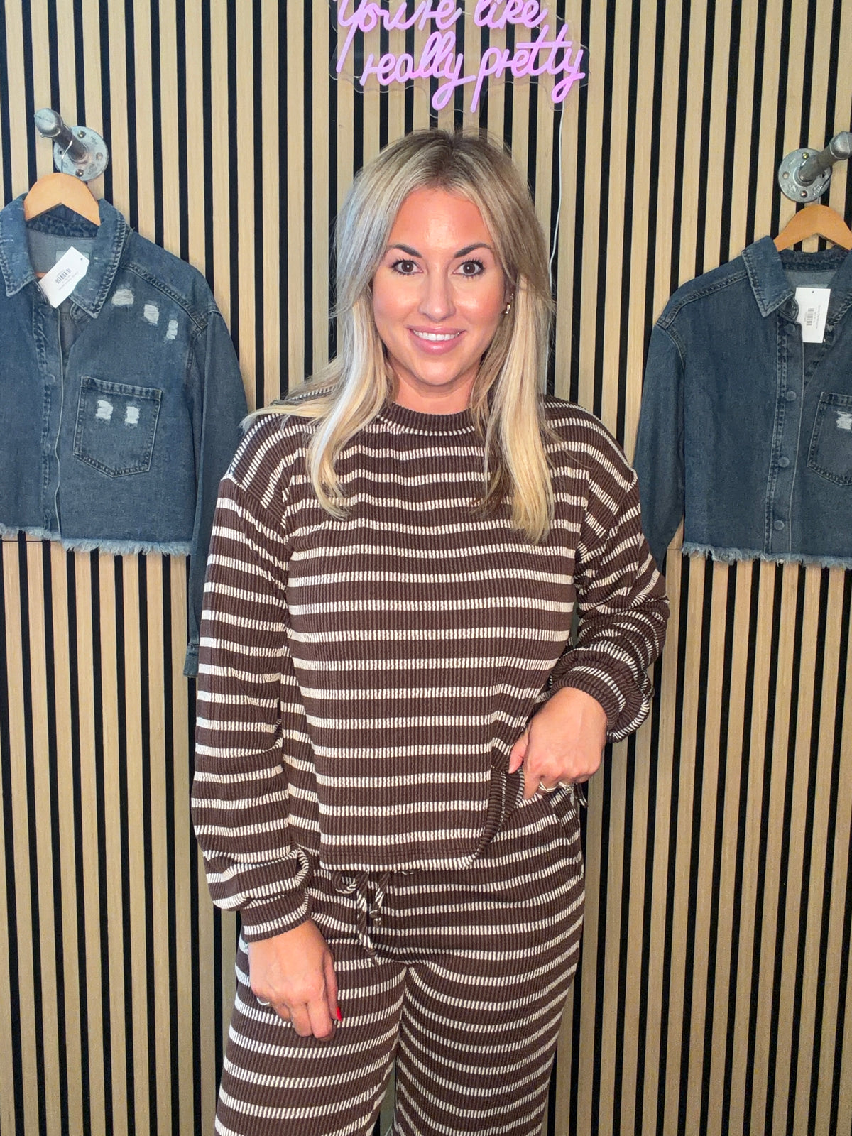 Suddenly Stripe Top