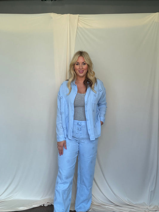 Shelly Eyelet Pants