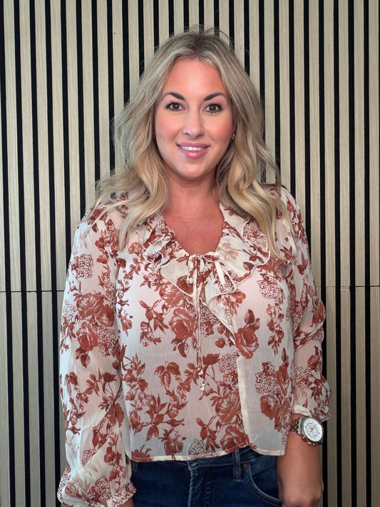 Audrey Floral Blouse