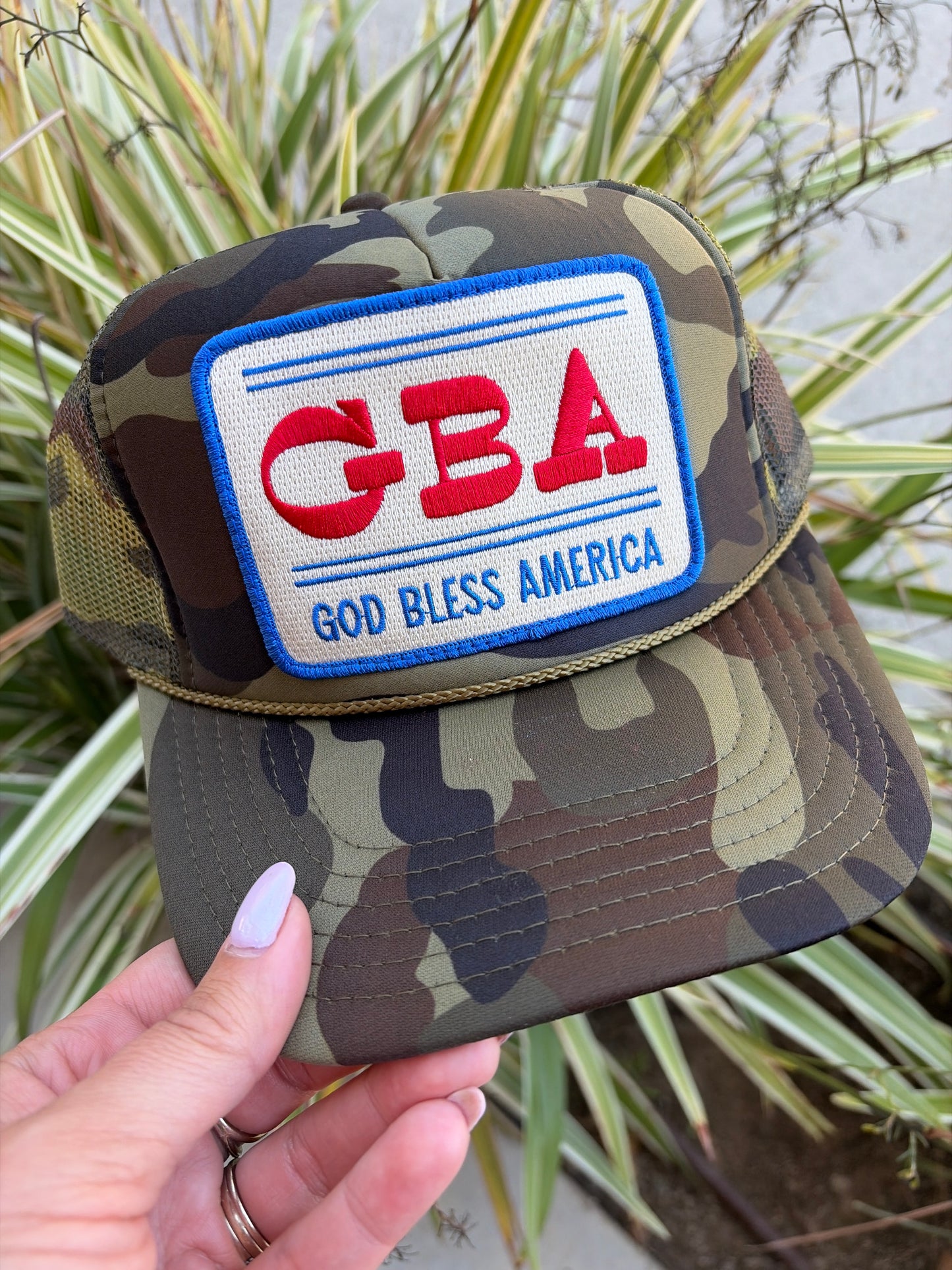 God Bless America Trucker Hat