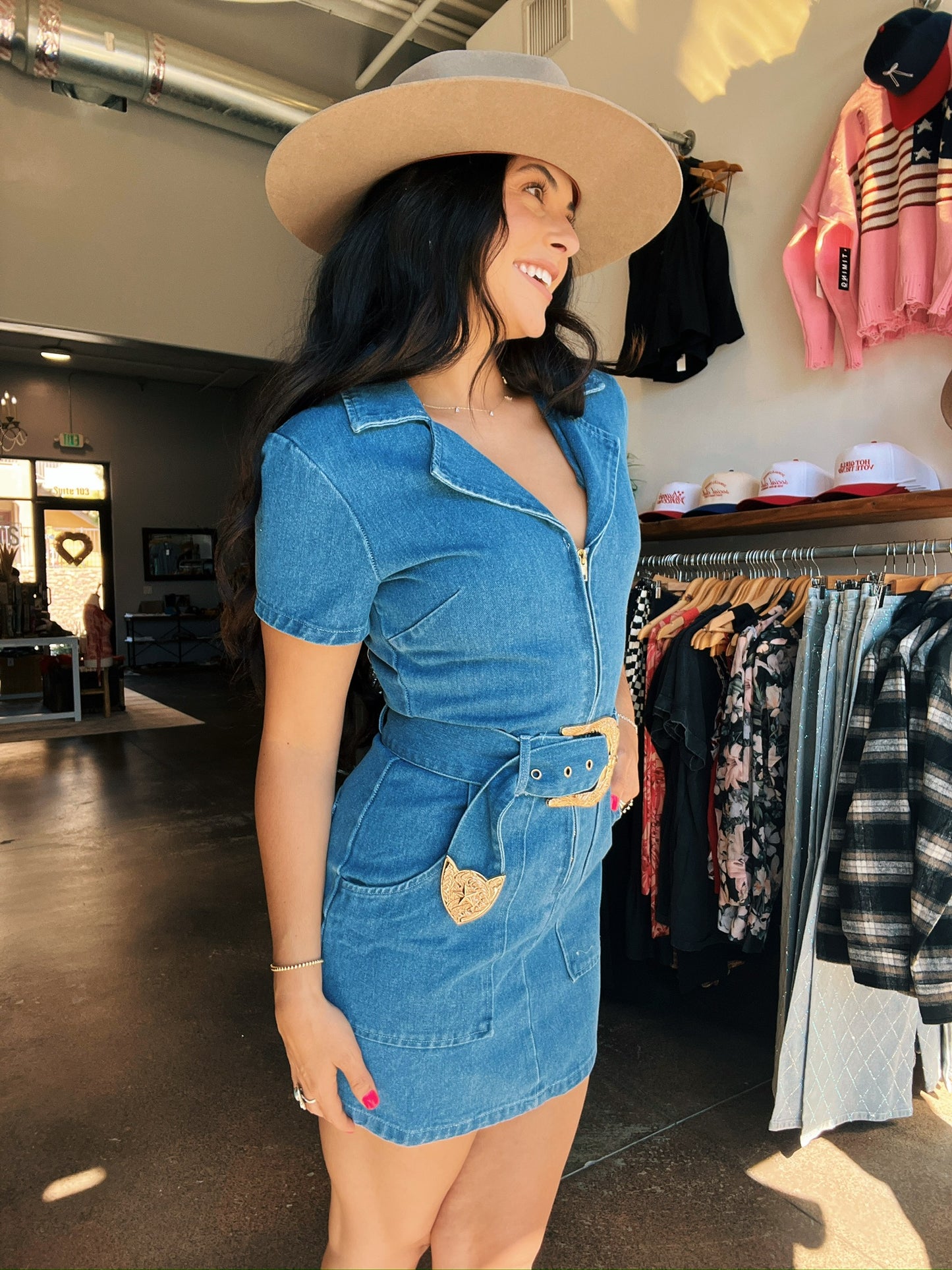 Billie Denim Dress