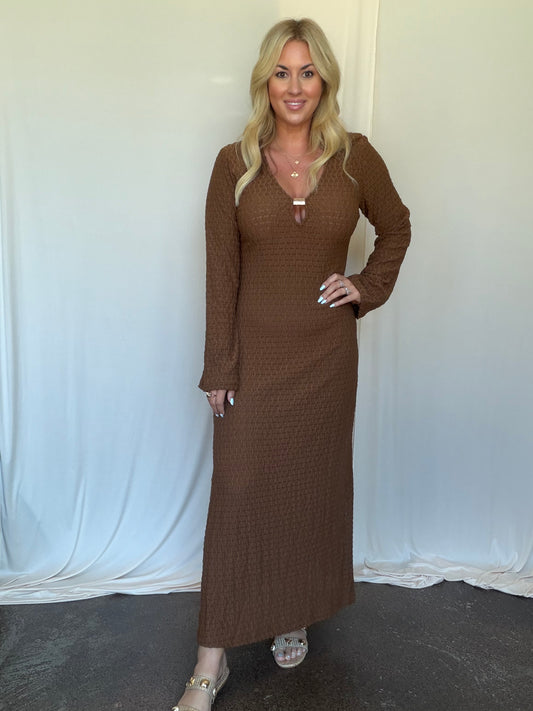 Marble Shore Maxi Dress