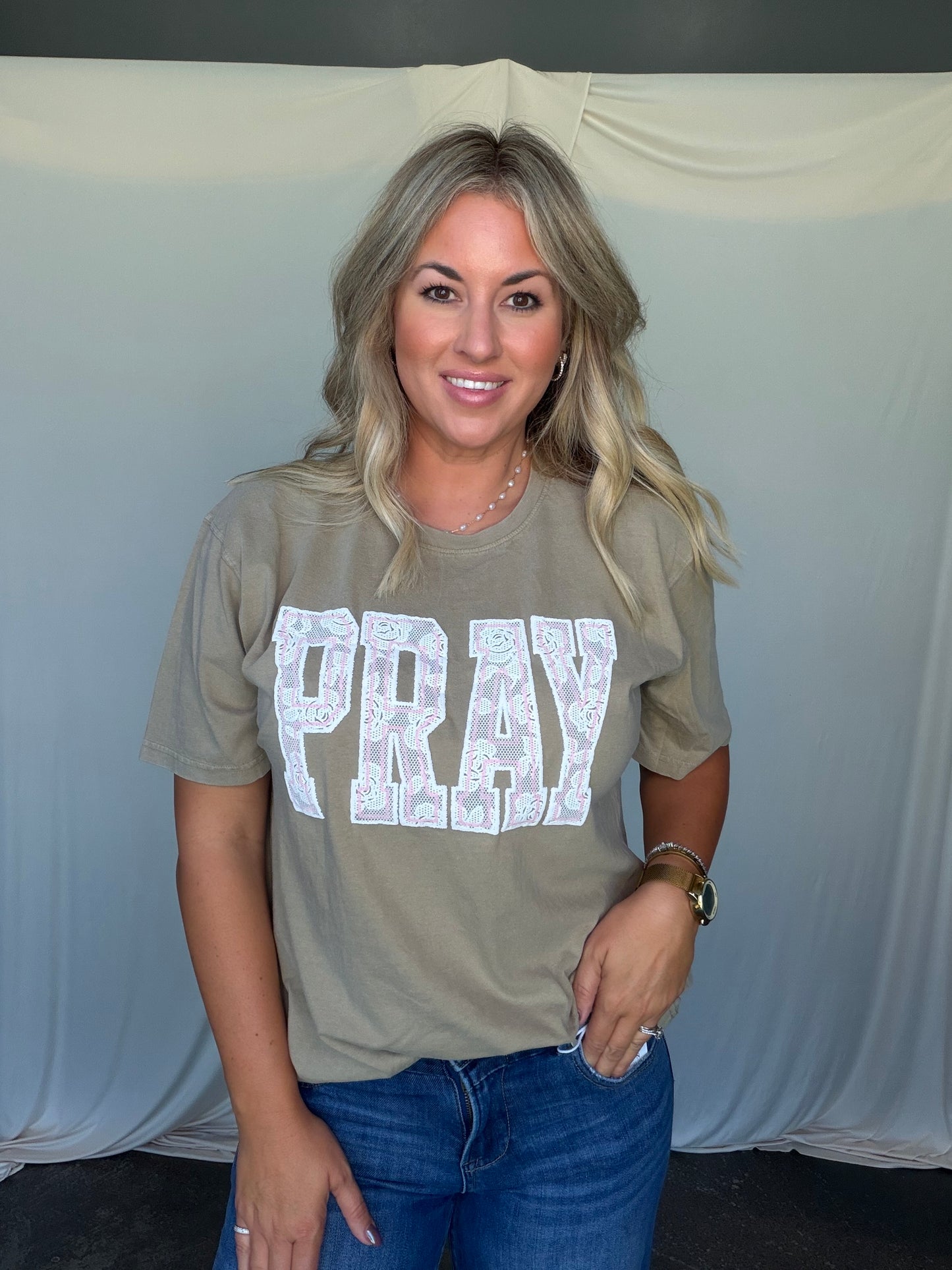 Lace Pray Tee