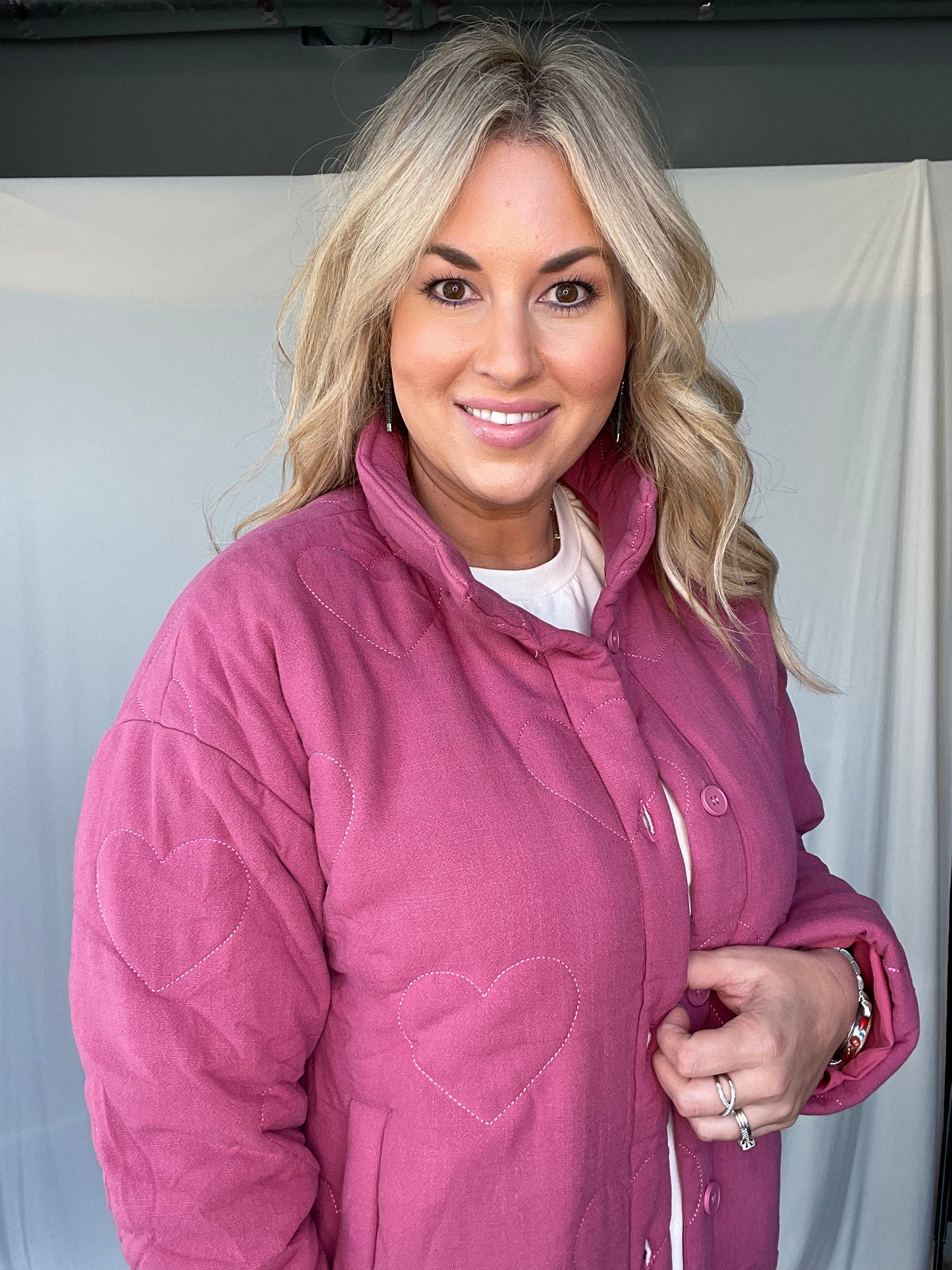 Heart Quilted Jacket