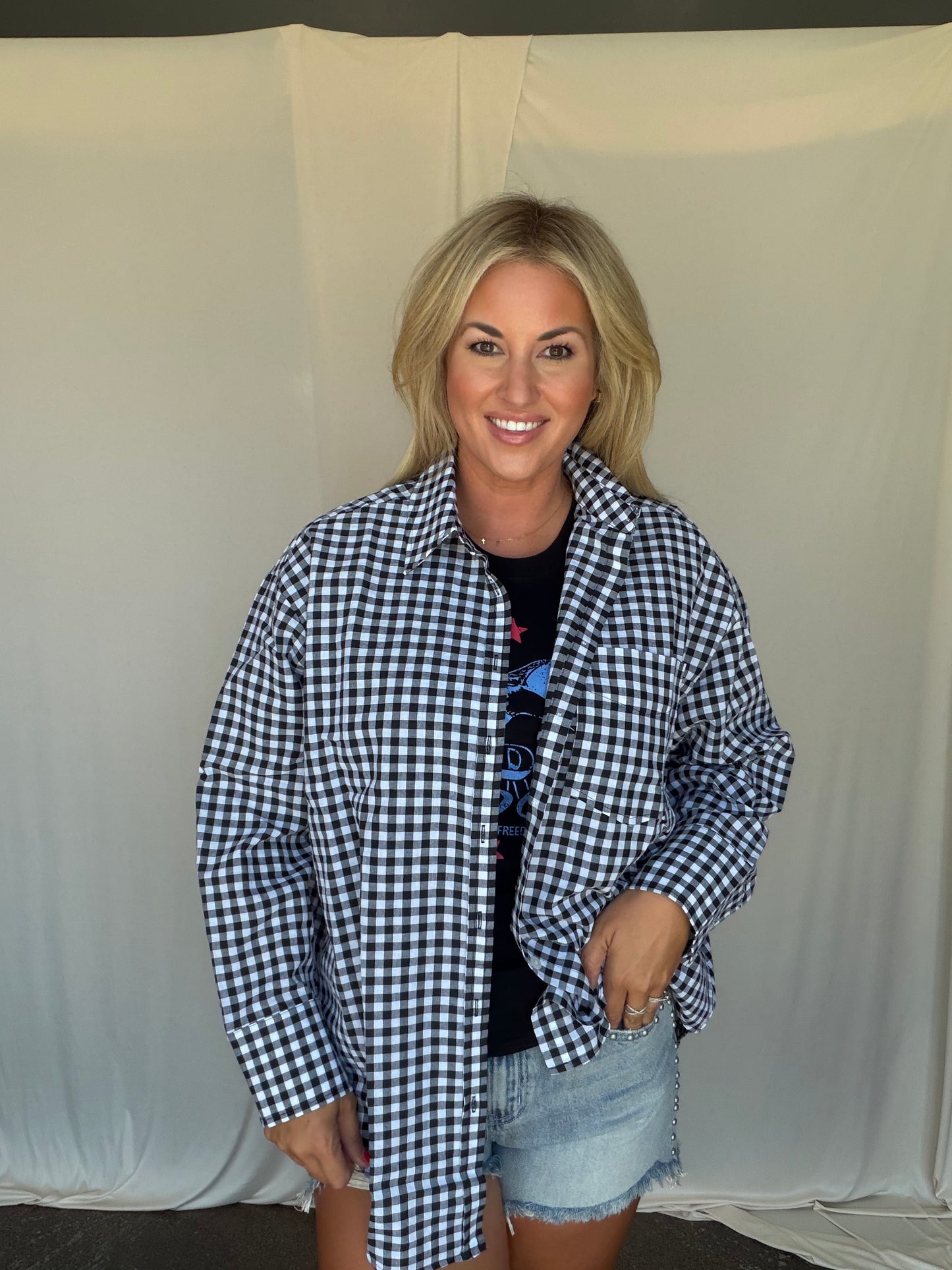 Breakers Gingham Button Up