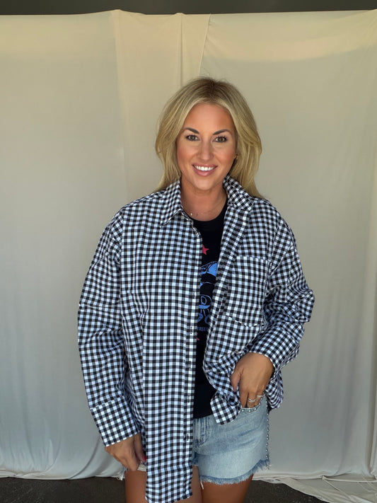 Breakers Gingham Button Up