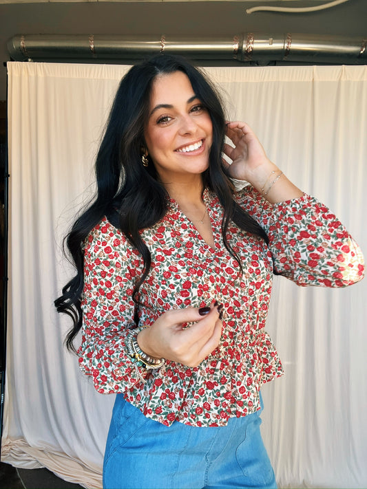 Rosie Floral Blouse