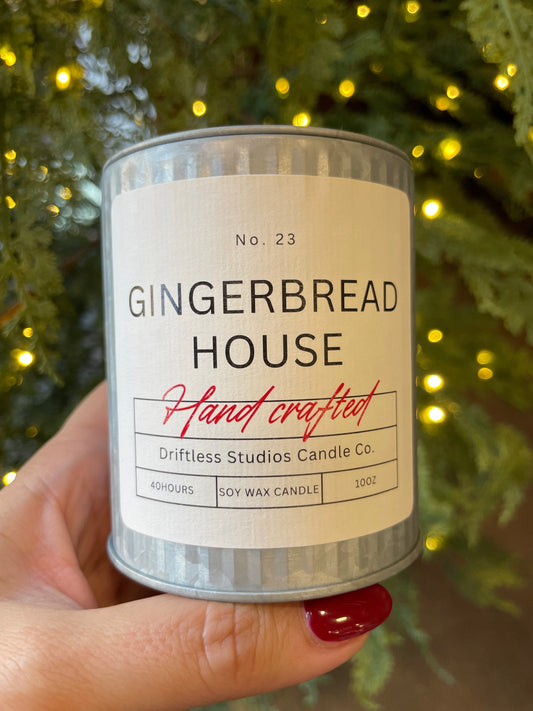 Gingerbread House Candle