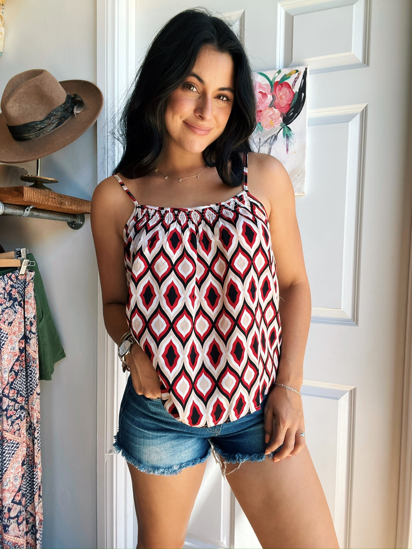 Geo Vibes Cami