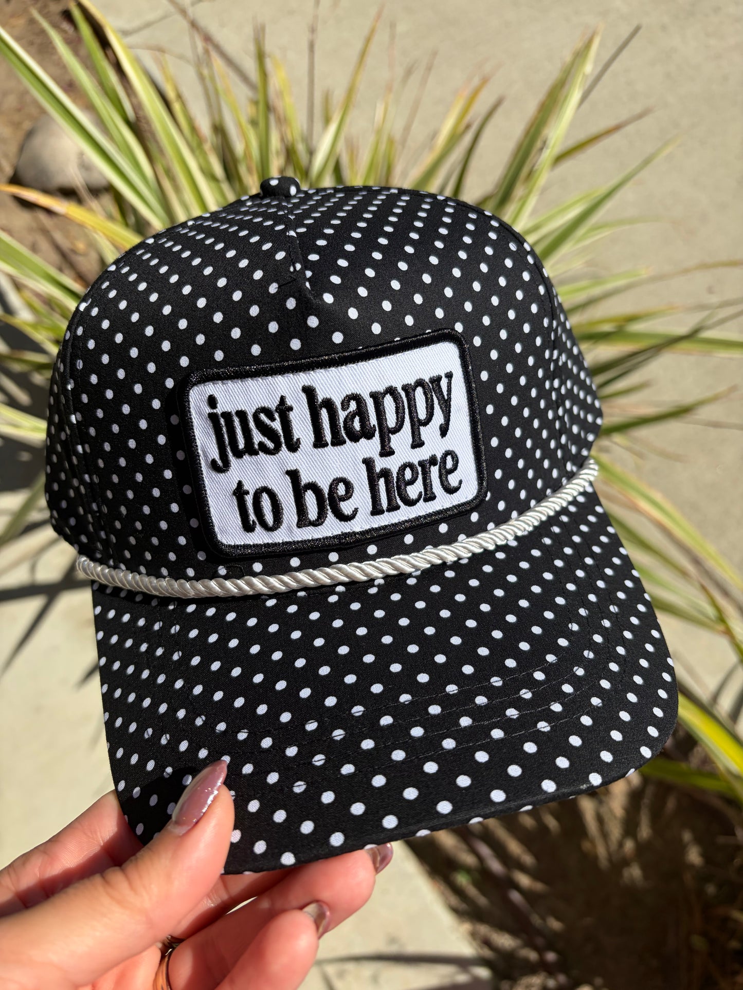 Just Happy to Be Here Hat