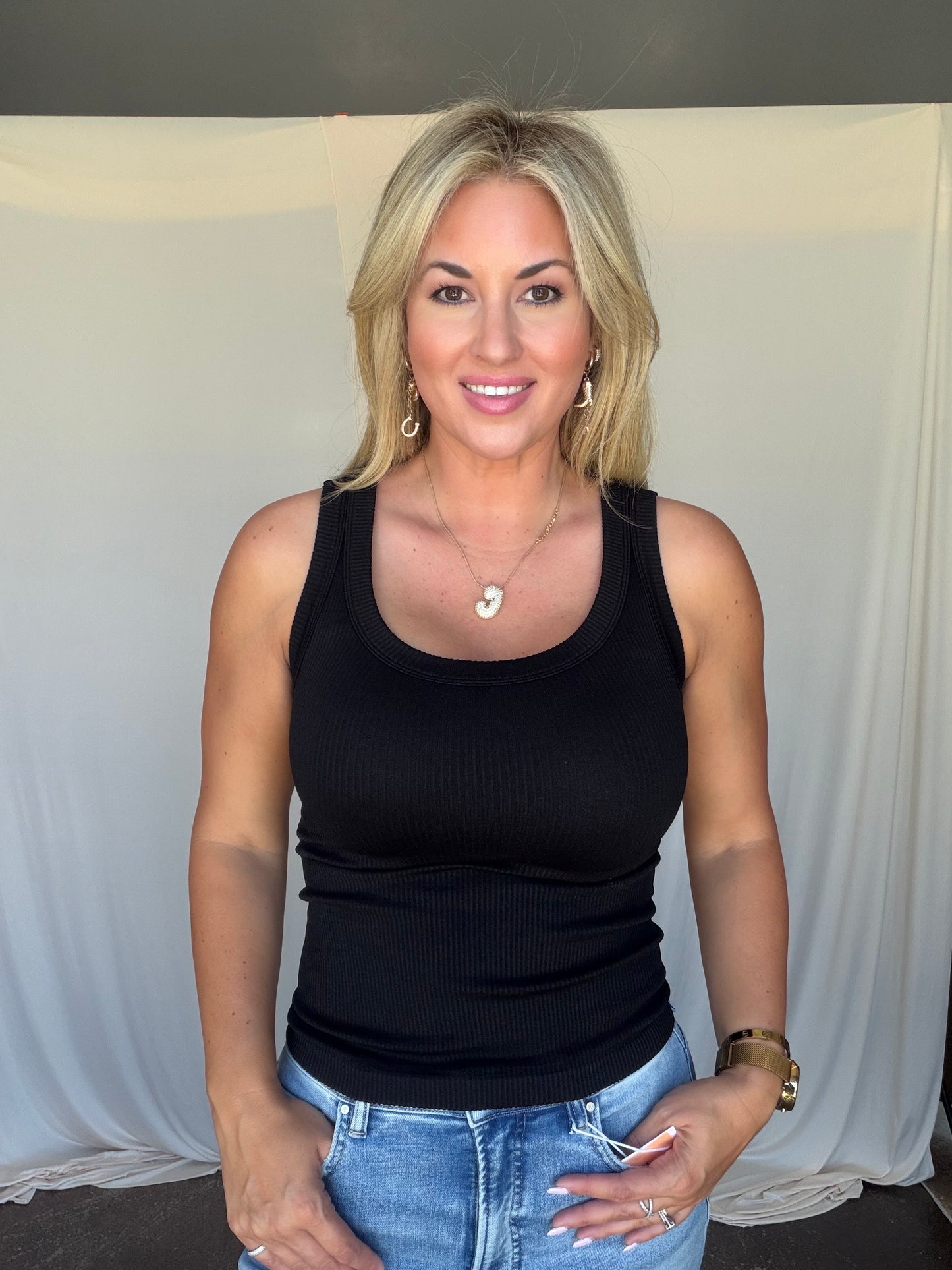 Favel Ribbed Tank Top