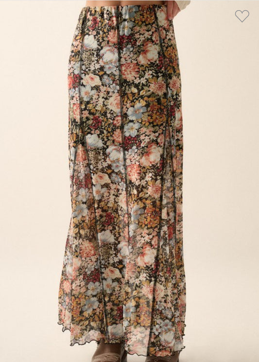 Field of Dreams Maxi Skirt