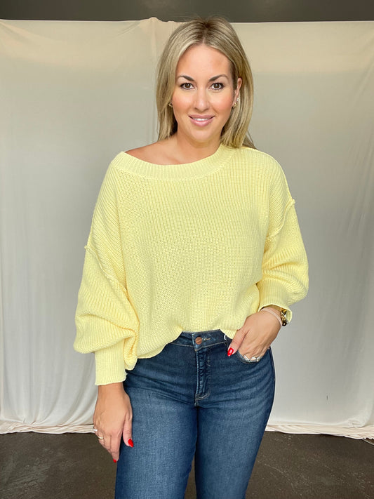 Wash Away the Blues Sweater