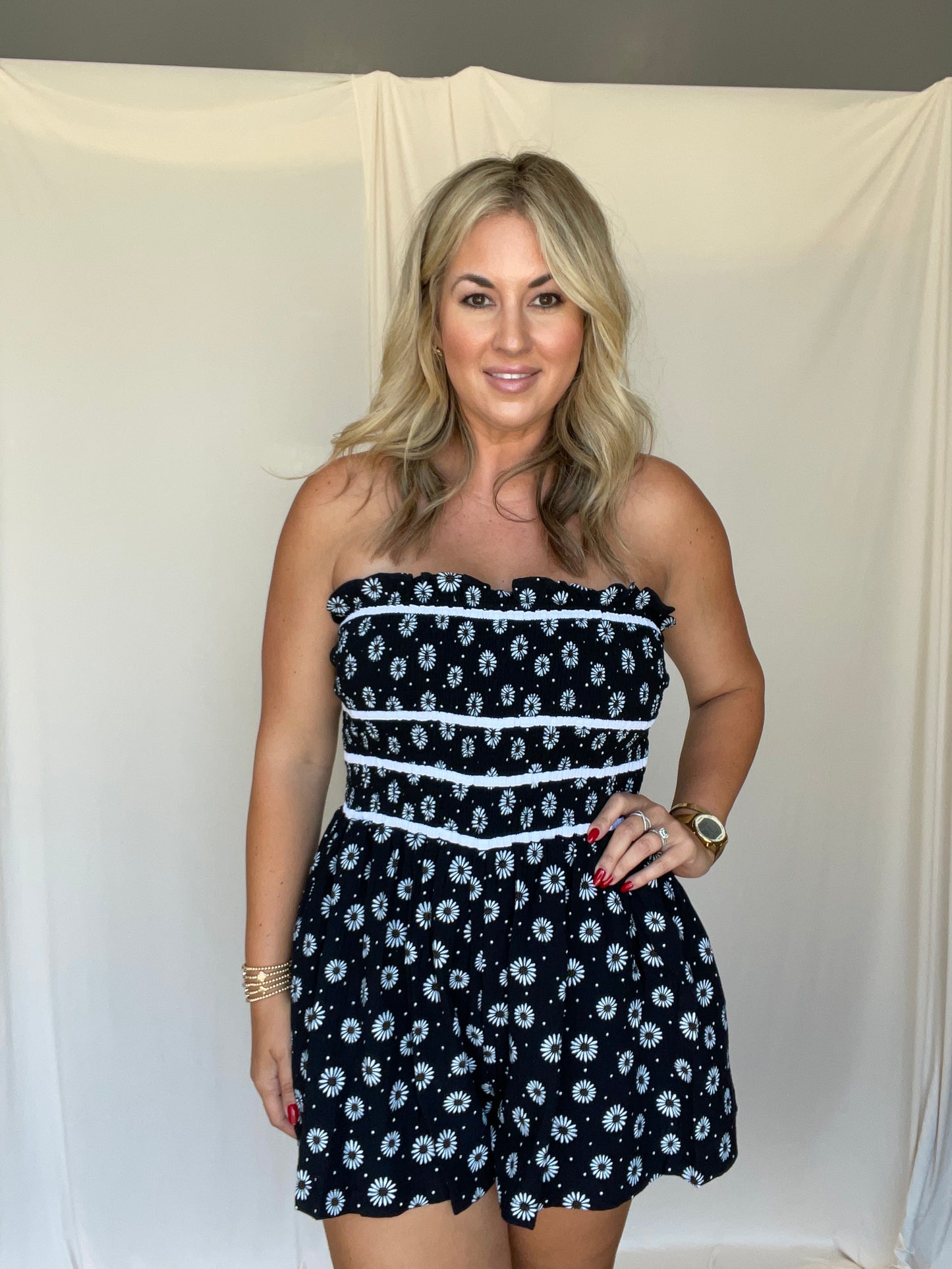Flower Fields Romper