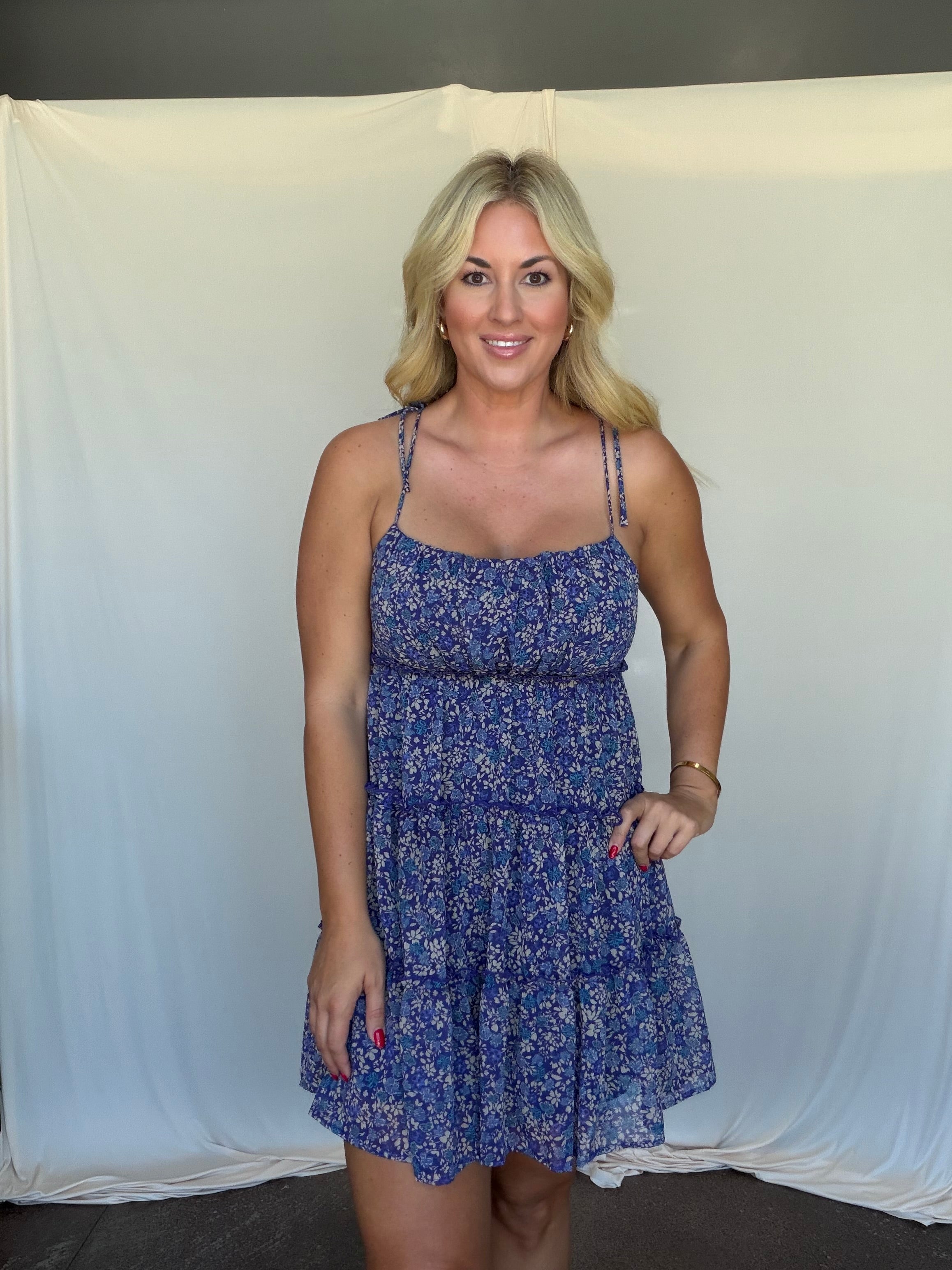 All Shades of Blue Baby Doll Dress – bellasclosetboutique