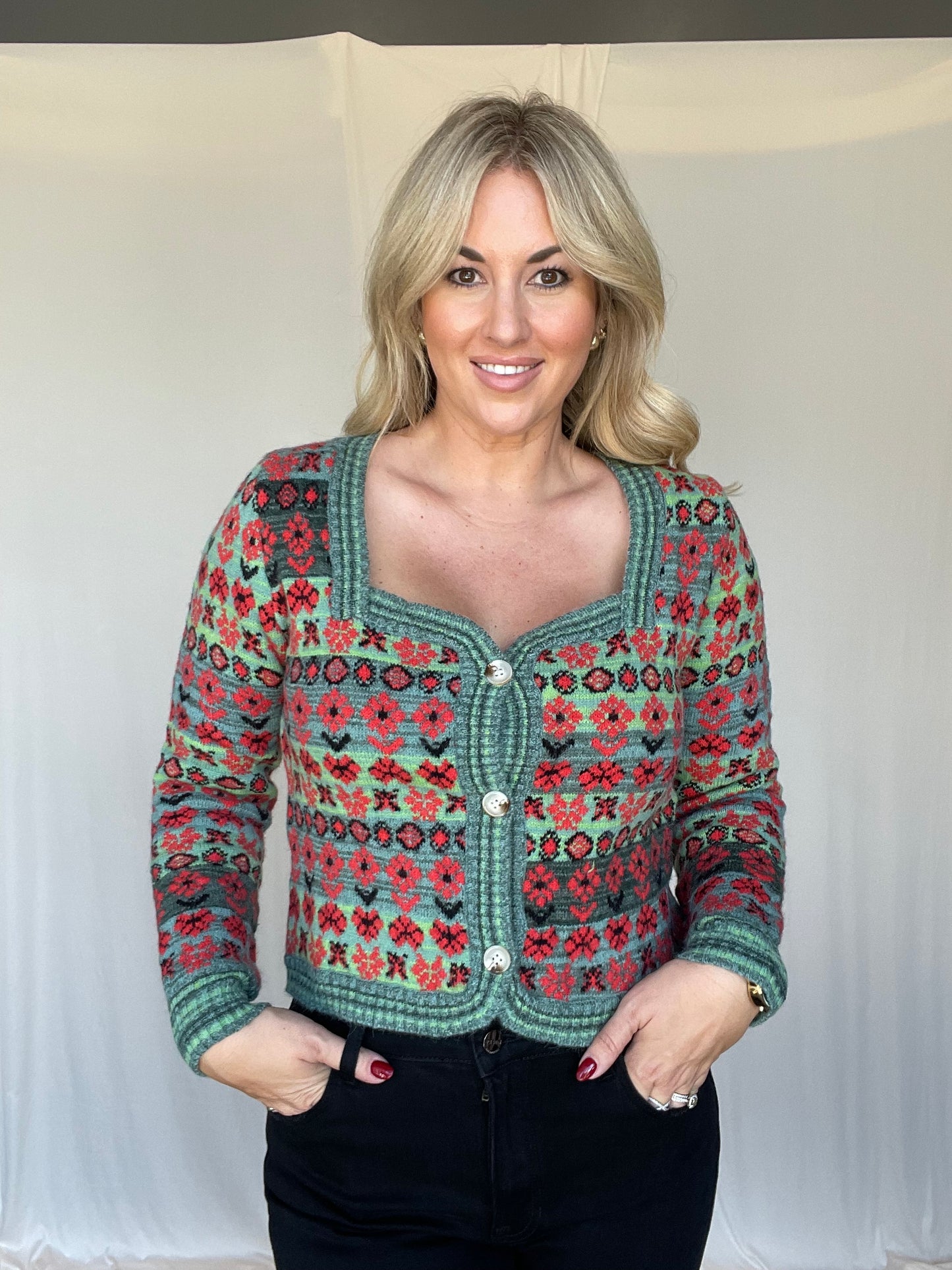 Holly Garland Sweater