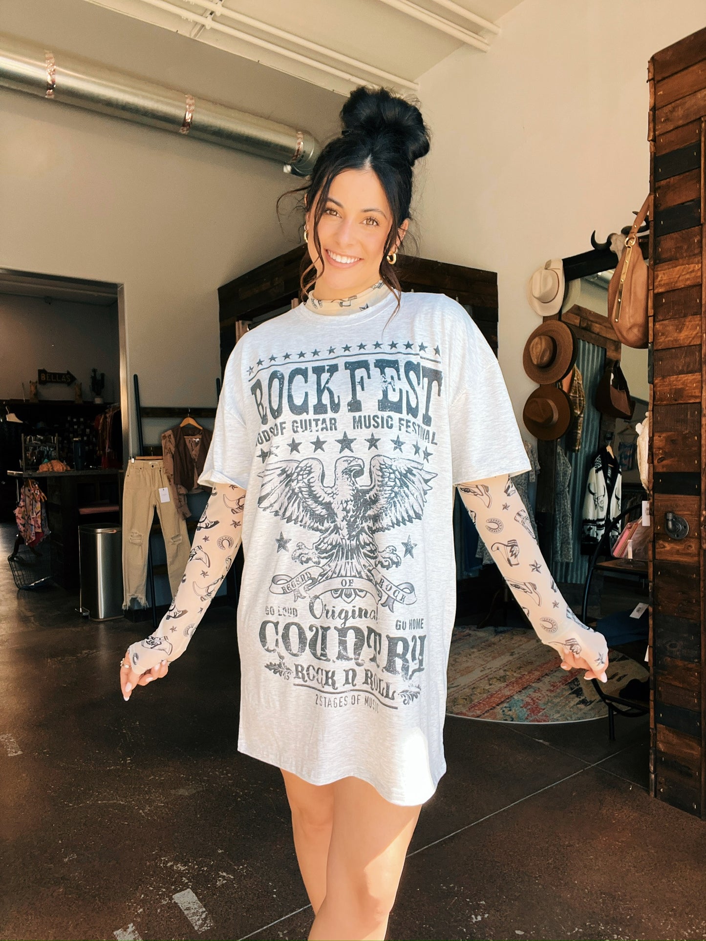 Rock Fest Tee Shirt Dress