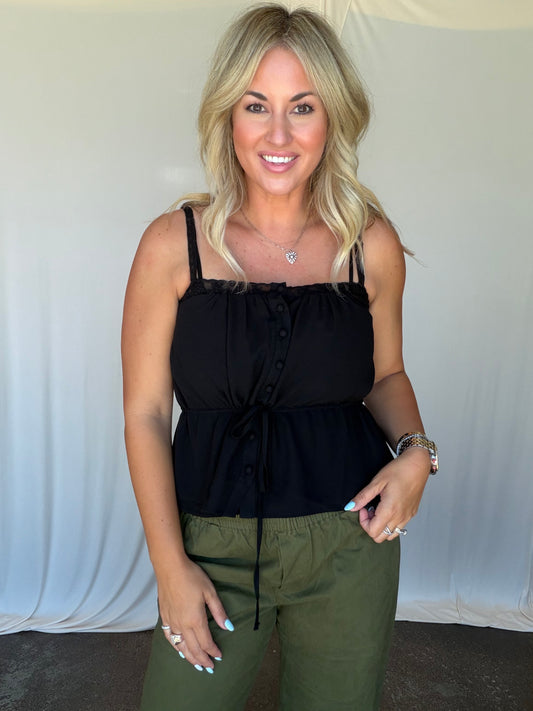 Scout Lace Trimmed Blouse
