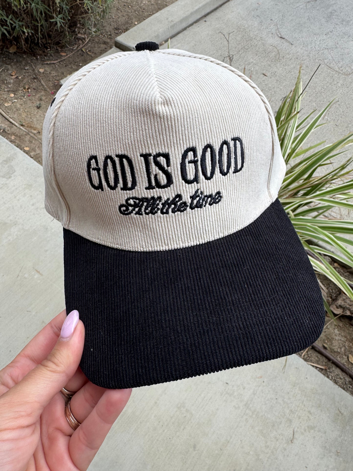 God is Good Corduroy Hat