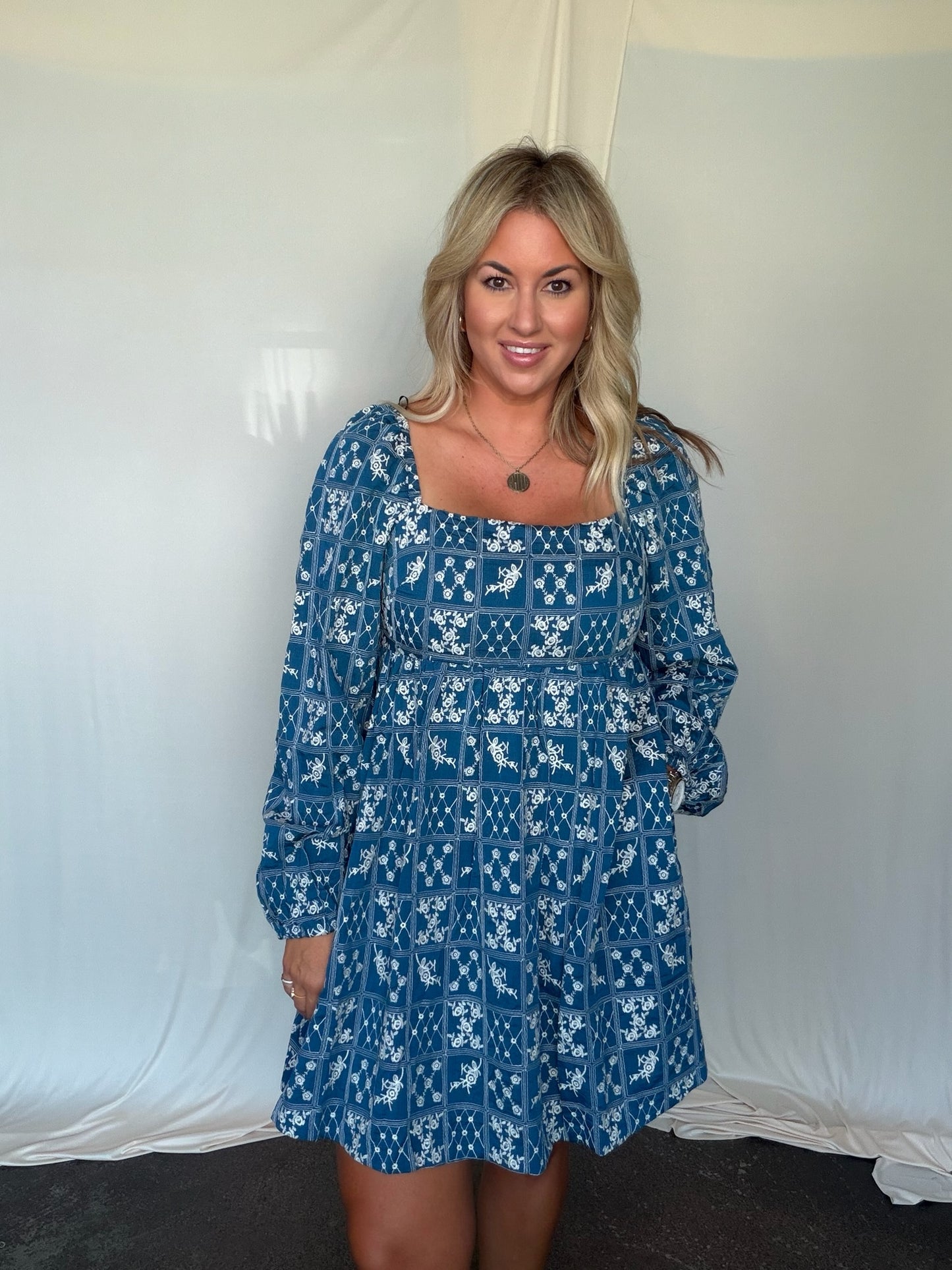 Cottage Blue Dress